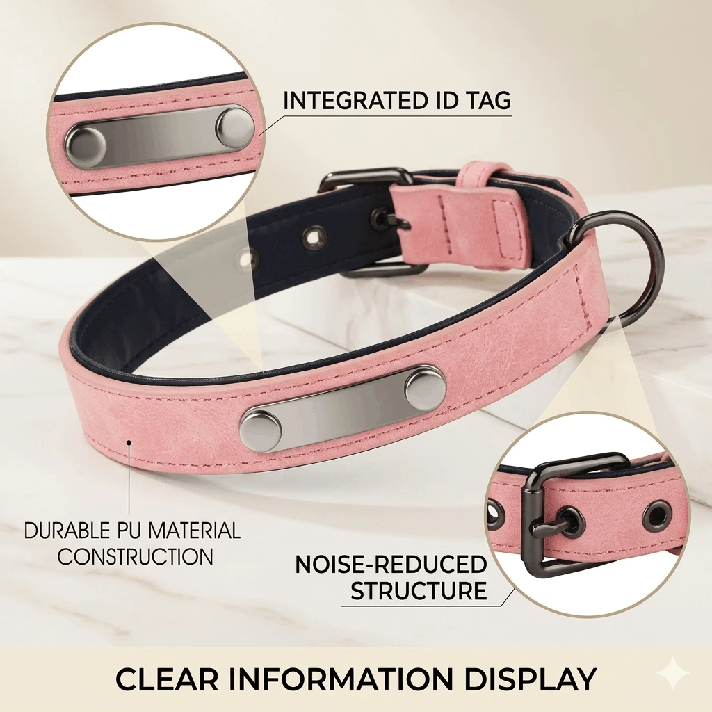 anti-loss dog collar with nameplate anti-loss dog collar with nameplate